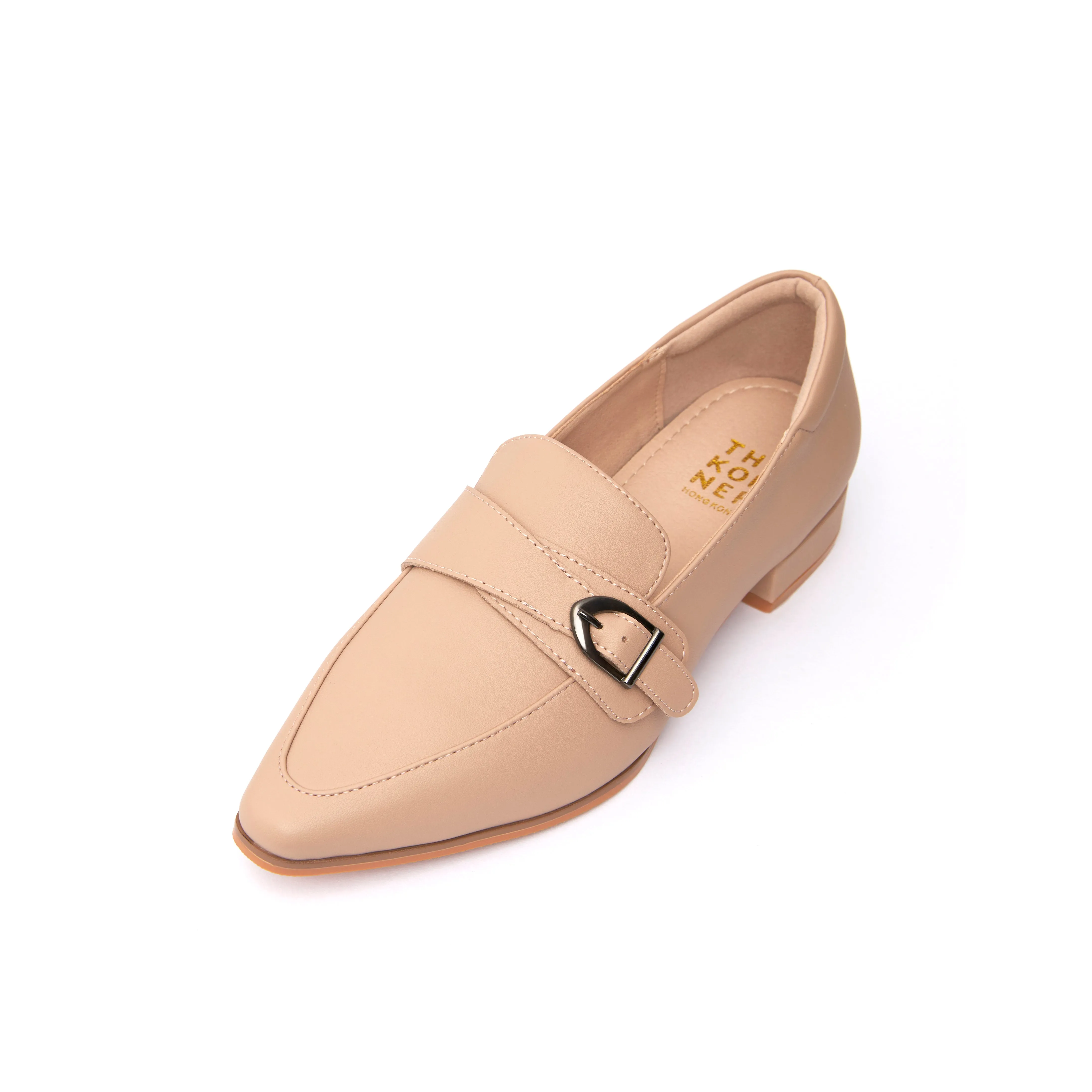 Kristy Buckle Loafers - Nude ( BEIN ) All-Day Wear