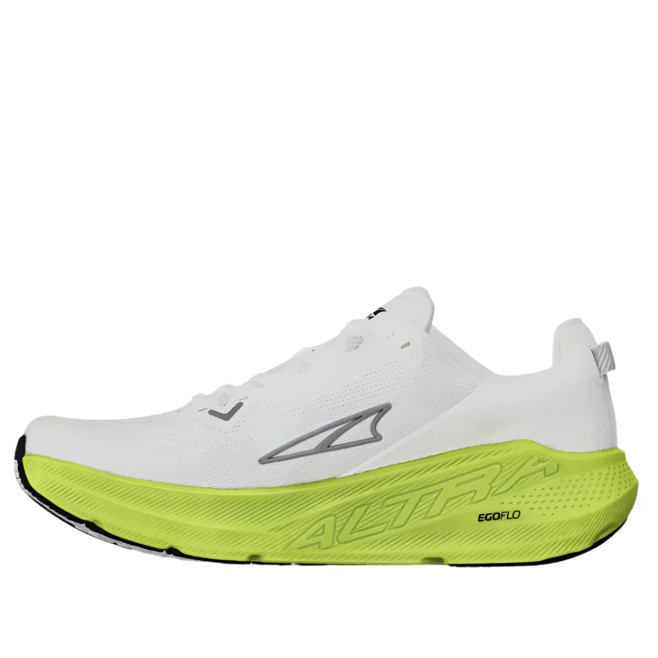 Altra Men's FWD Via Running Shoes in White/Lime AW25 monochrome - design shoes