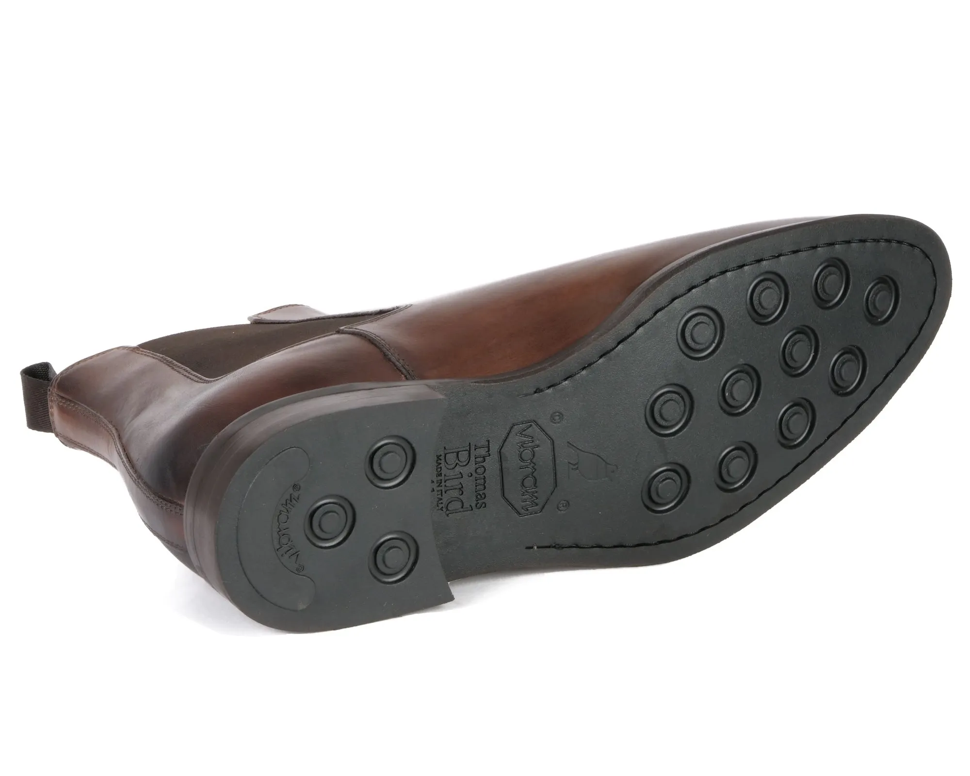 On-the-Go Fashion Quick Slip On Boots Eastwood Chelsea Boot Brown Vibram