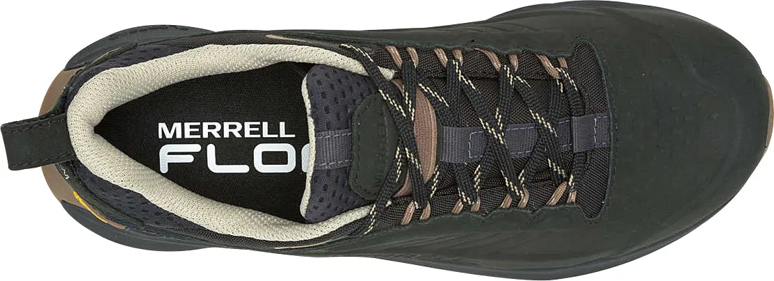 Merrell Moab Speed 2 Leather Waterproof Womens Walking Shoes - Black Off Road Walk