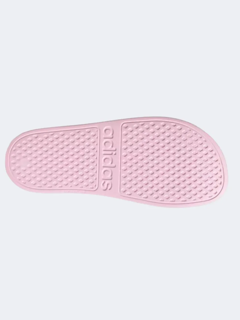 Adidas Adilette Aqua Girls Sportswear Slippers Pink/White Color Mix