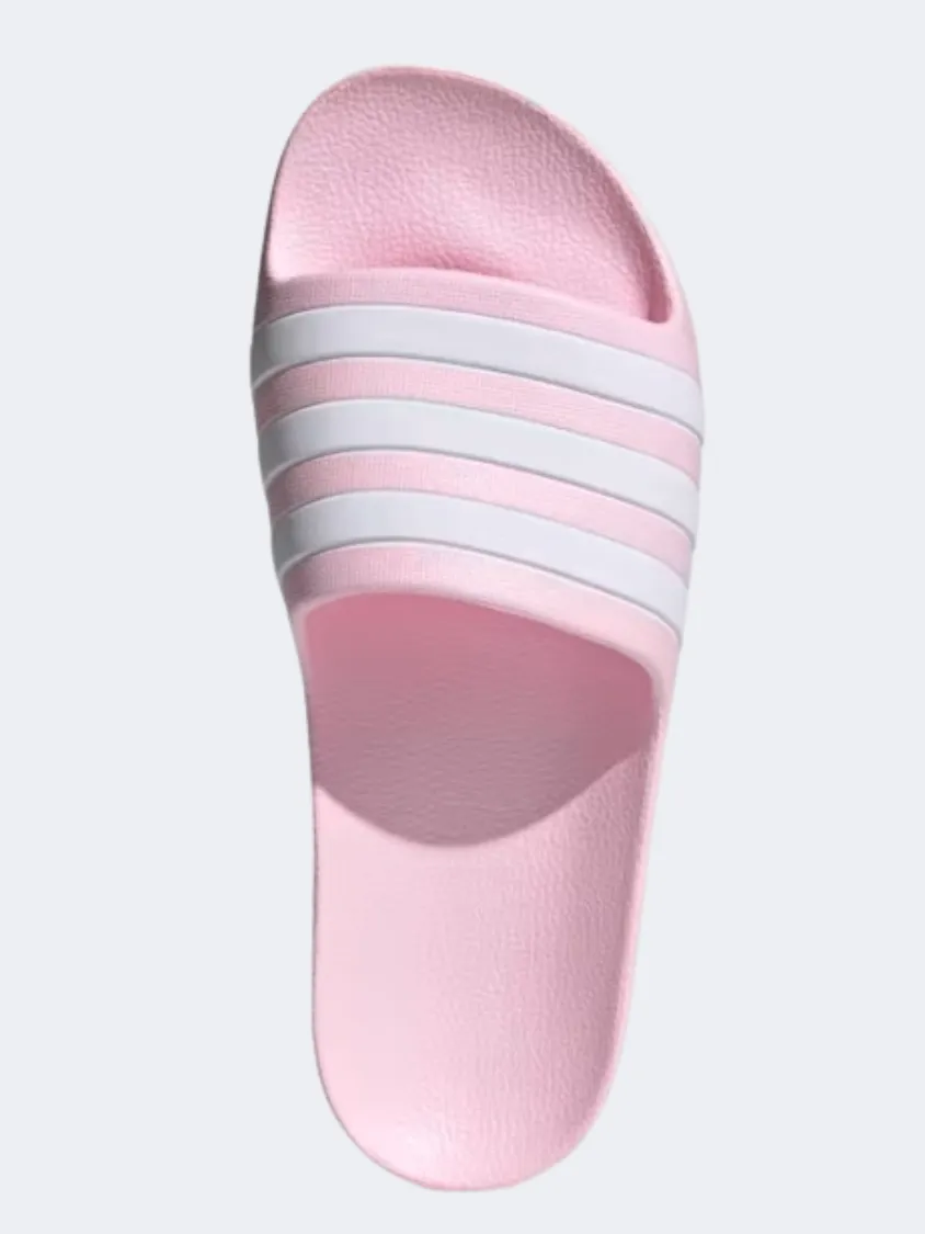 Royal Mood Adidas Adilette Aqua Girls Sportswear Slippers Pink/White