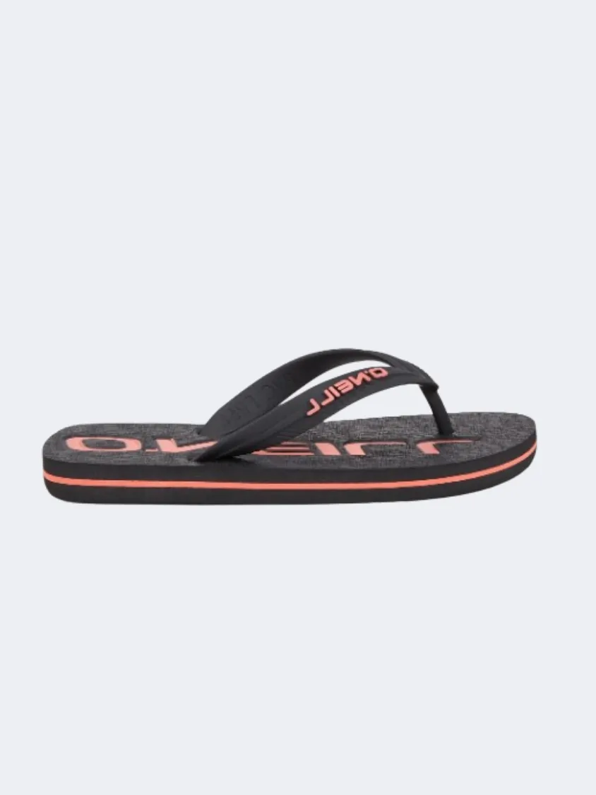 ONeill Profile Logo Boys Beach Sandals Black Out Fitness Vibe Japan Neat