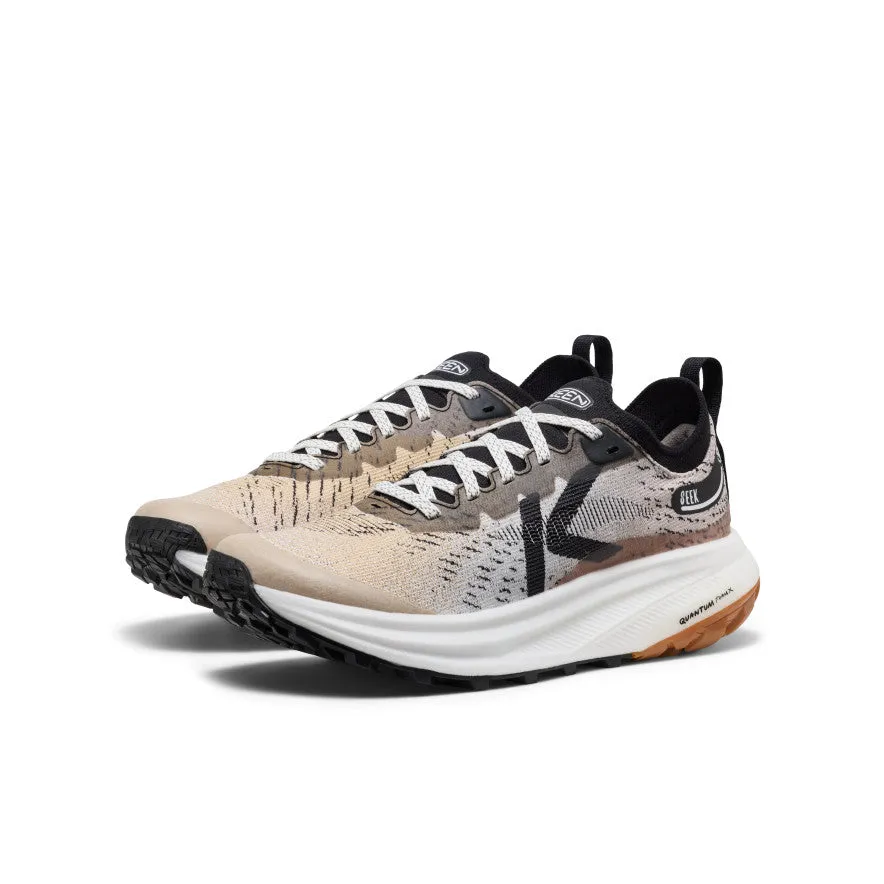 Women's Seek Trail Running Shoe  |  Safari/Black Flexible toe area supports balance and push-off