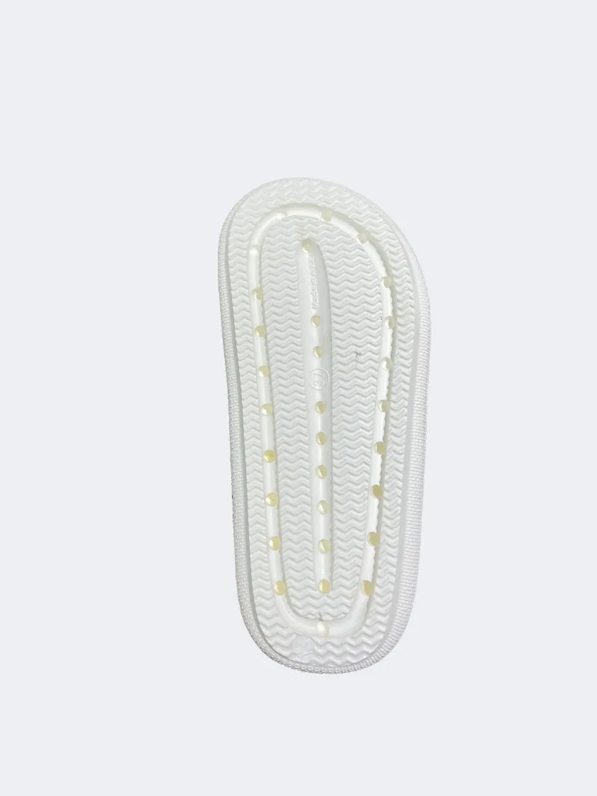 Dad Style Oil And Gaz Unipamp Kids Beach Slippers White
