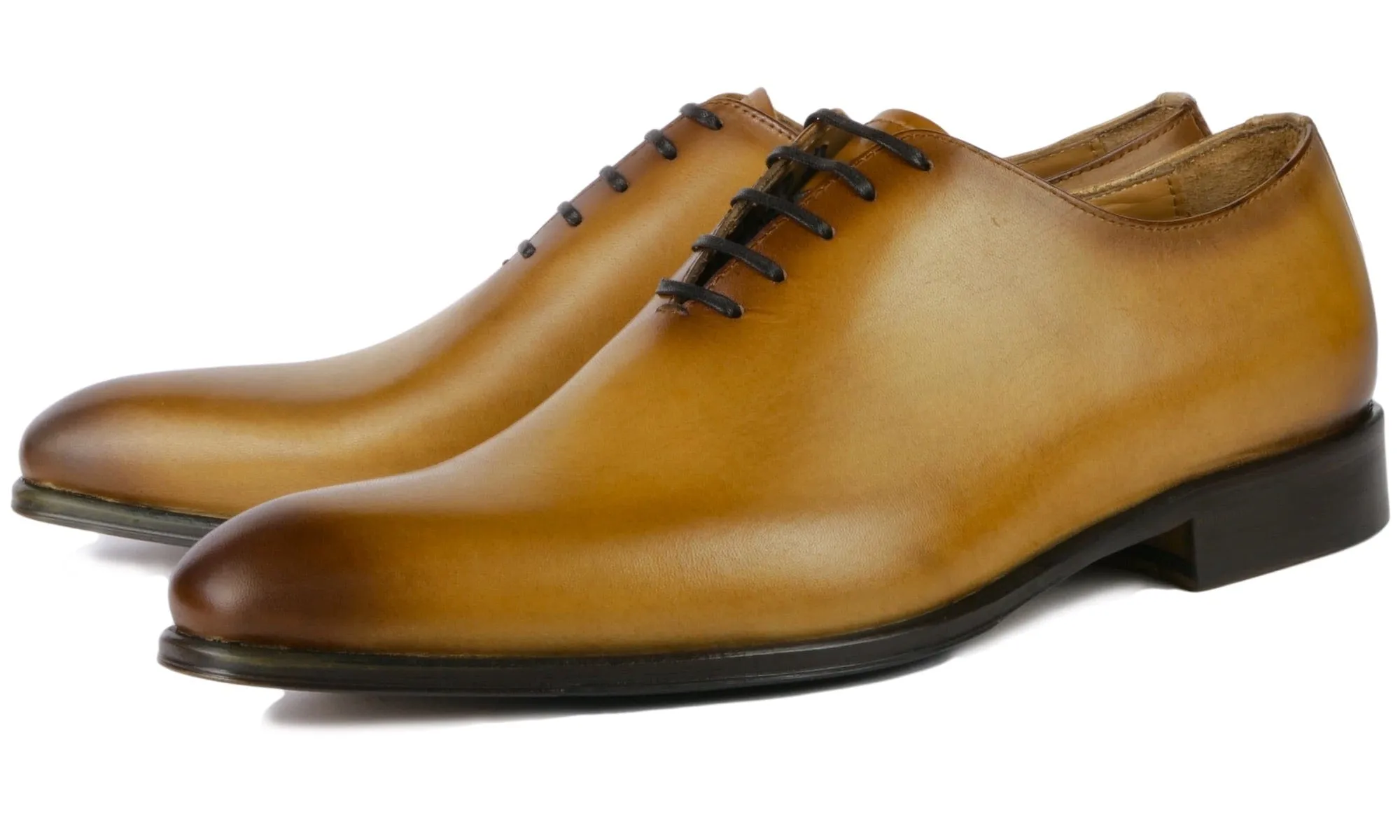 Comfy Finish Benson Wholecut Oxford Almond Tan