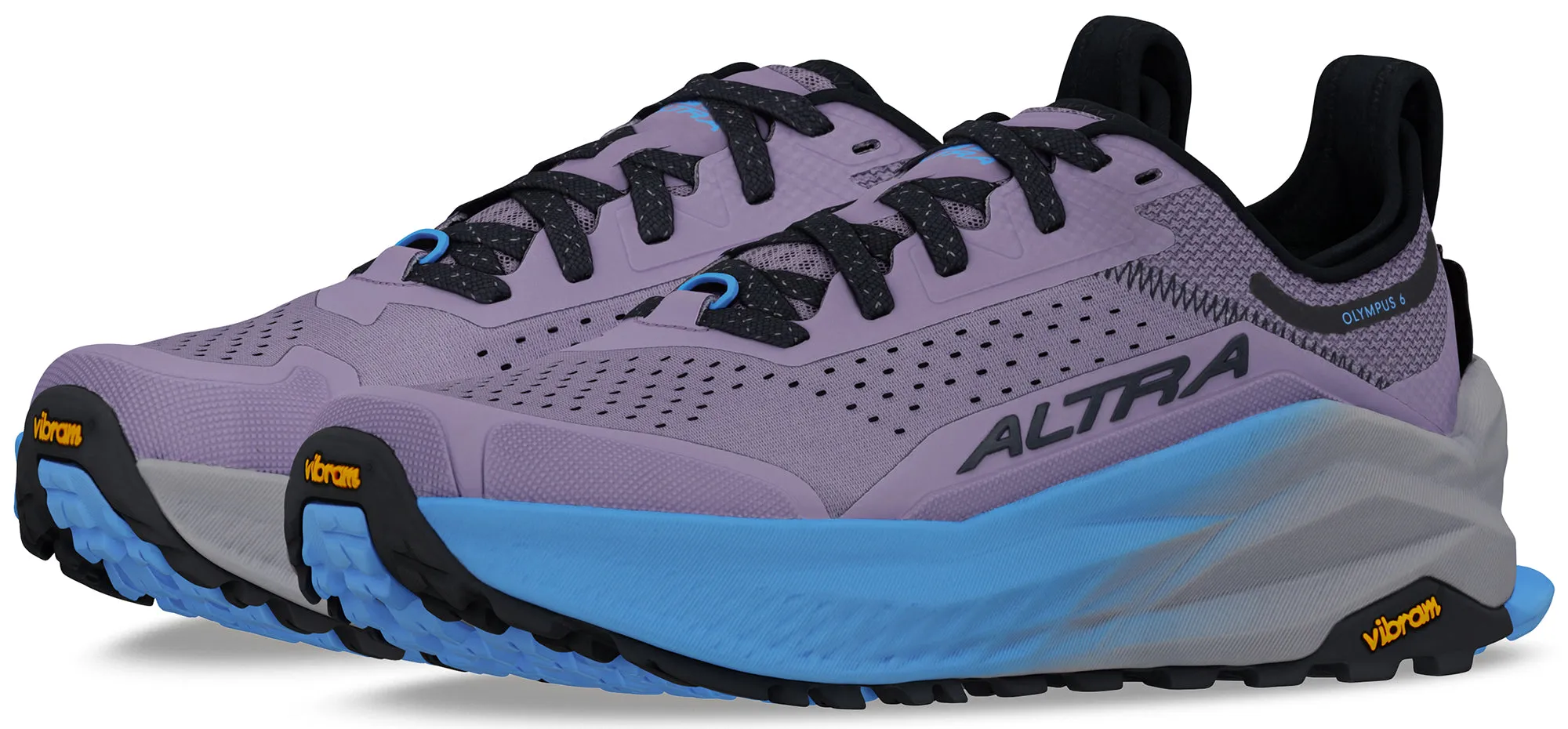 Altra Olympus 6 Womens Trail Running Shoes - Purple Sweat Wicking Adaptive