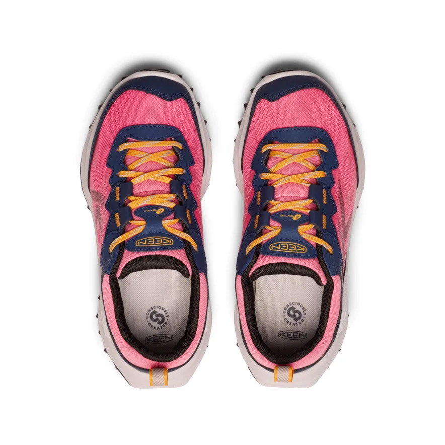 Made to accommodate varied training environments Active Flexibility Big Kids' Zionic Waterproof Shoe  |  Naval Academy/Pink Lemonade