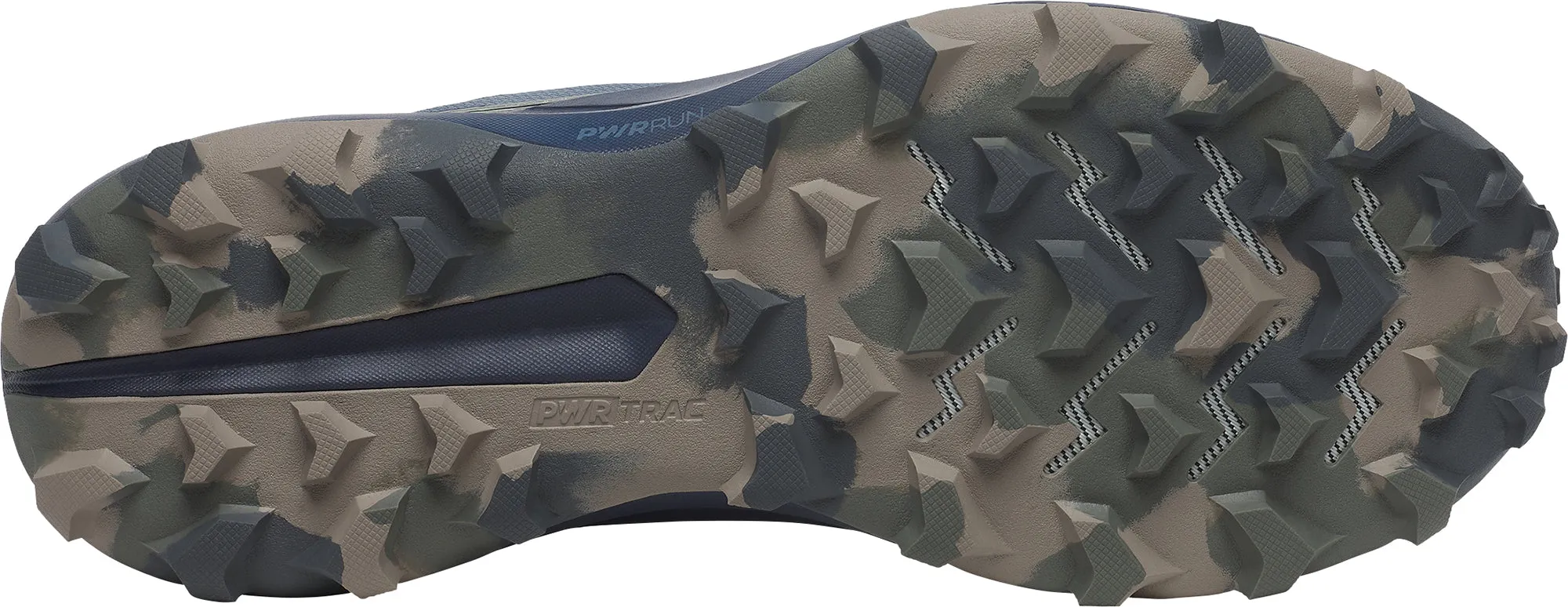 Precision Drive Foam padding helps protect joints during high-impact moves Saucony Peregrine 14 Mens Trail Running Shoes - Blue
