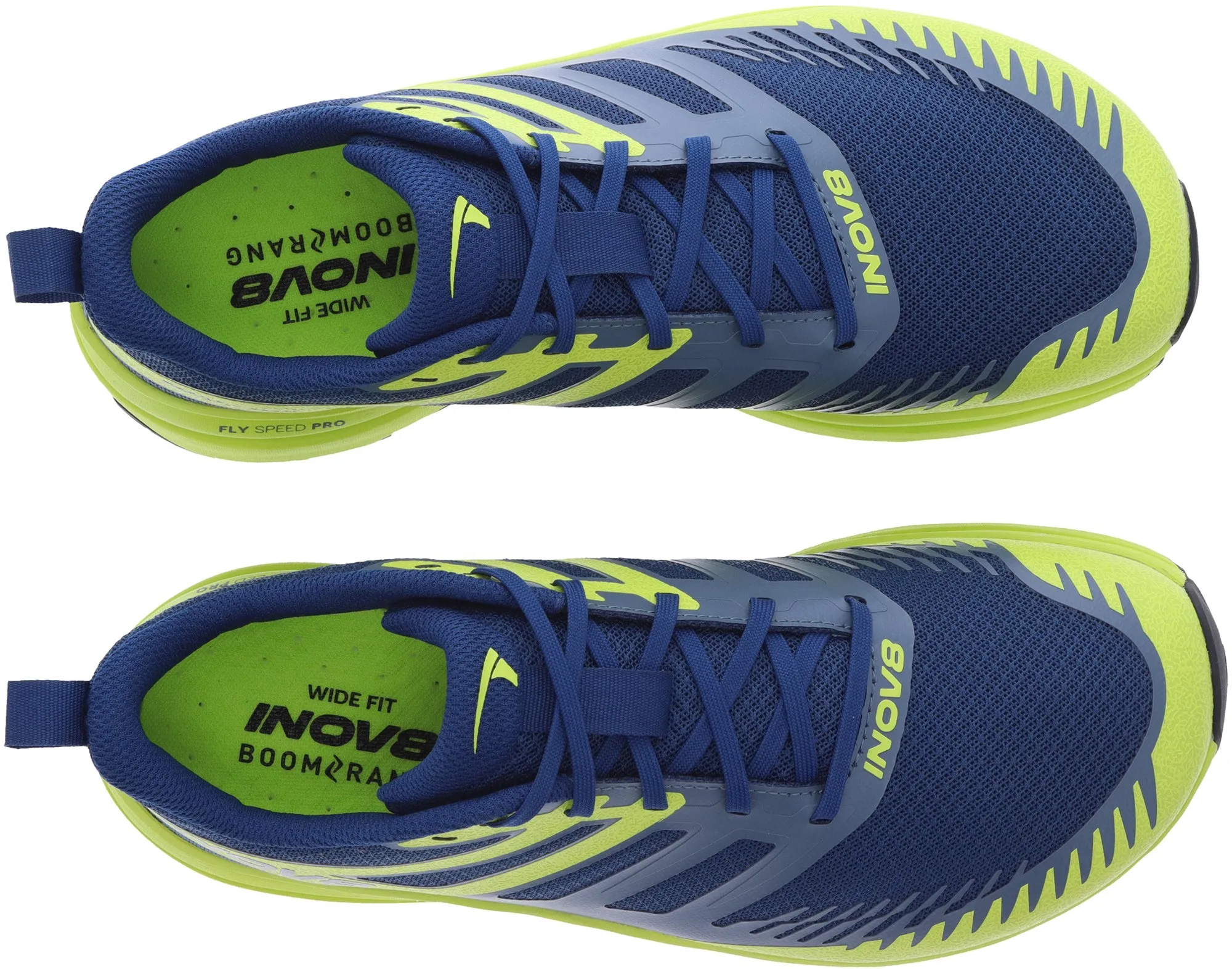 Inov8 TrailFly Max WIDE FIT Mens Trail Running Shoes - Blue Stable Pace Built to maintain comfort through dynamic movement