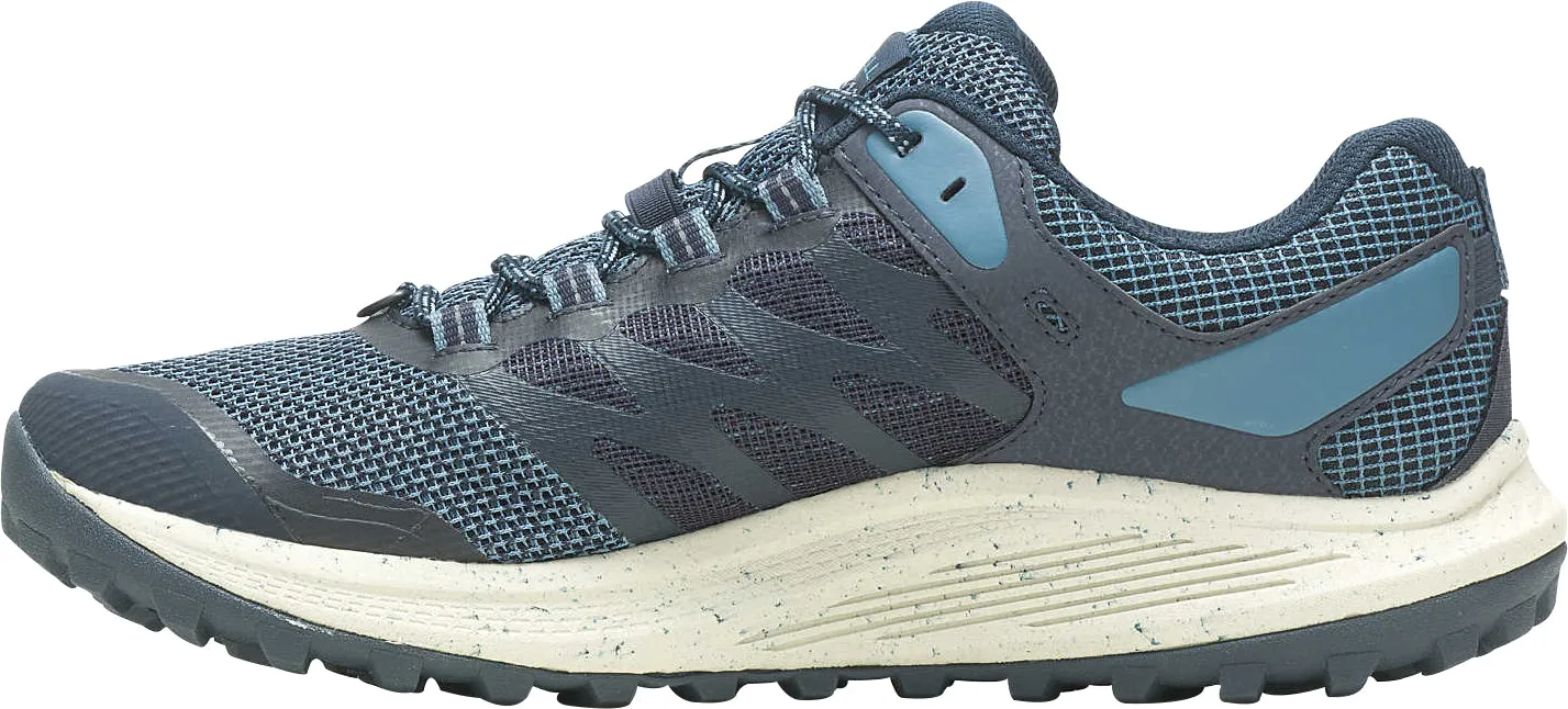 Merrell Nova 3 GORE-TEX Mens Trail Running Shoes - Blue Body Alignment Reinforced Seams