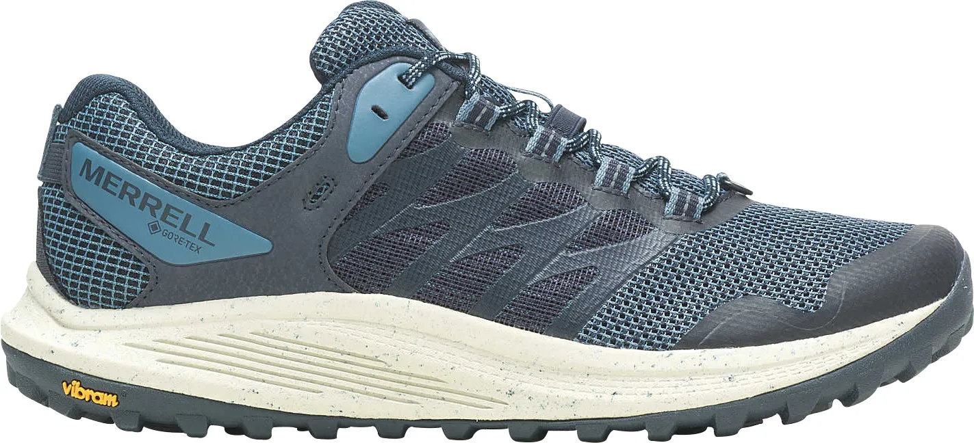 Drive Motion Merrell Nova 3 GORE-TEX Mens Trail Running Shoes - Blue