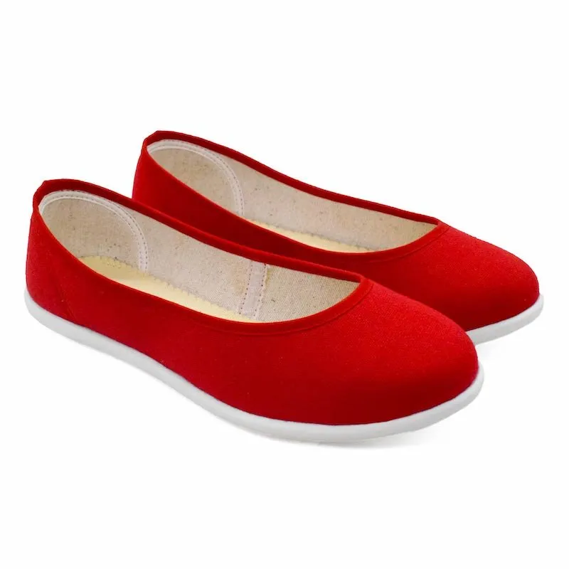 Rest Walk Comfort Tomcat Ivy Canvas Shoes - Red