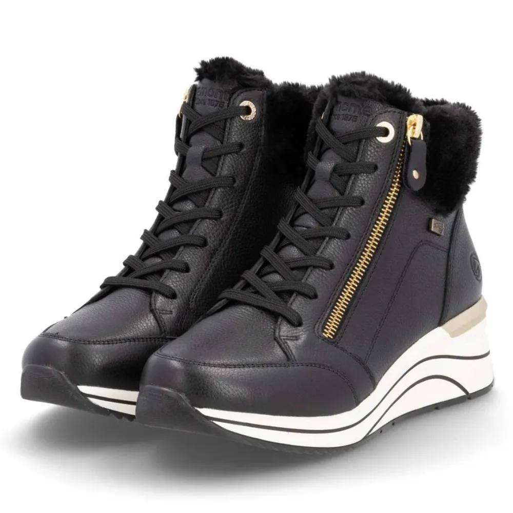 Chilly Expedition Gear Remonte D0T77 Eleni Black Boot (Women's)