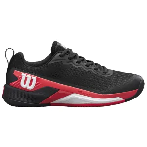 Wilson RUSH PRO 4.5 Mens Tennis Shoes - Black/Red/White Active Lifestyle