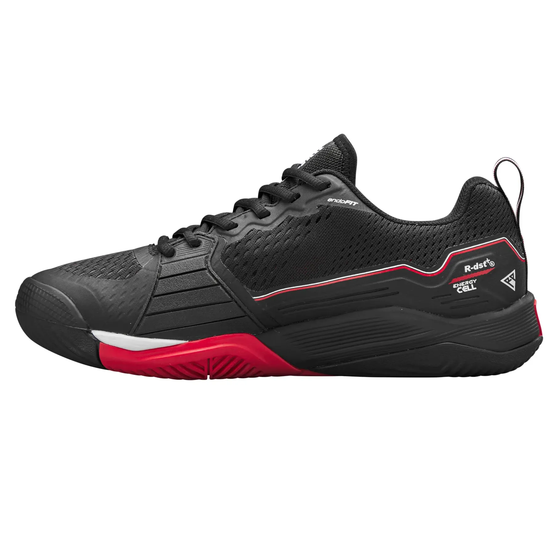 Foot Freedom Wilson RUSH PRO 4.5 Mens Tennis Shoes - Black/Red/White