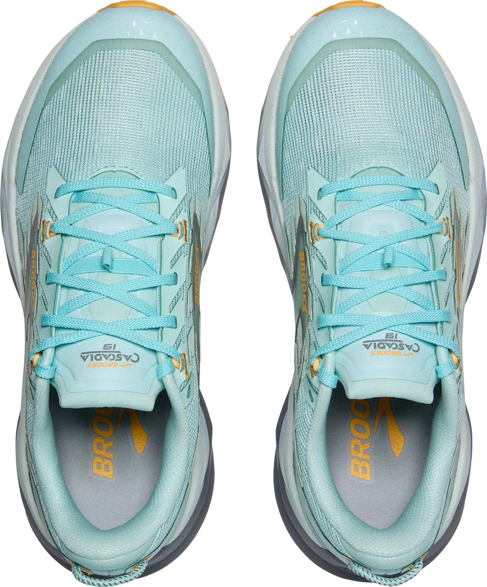 Brooks Cascadia 19 Womens Trail Running Shoes - Blue Joint Ease Fit Journey