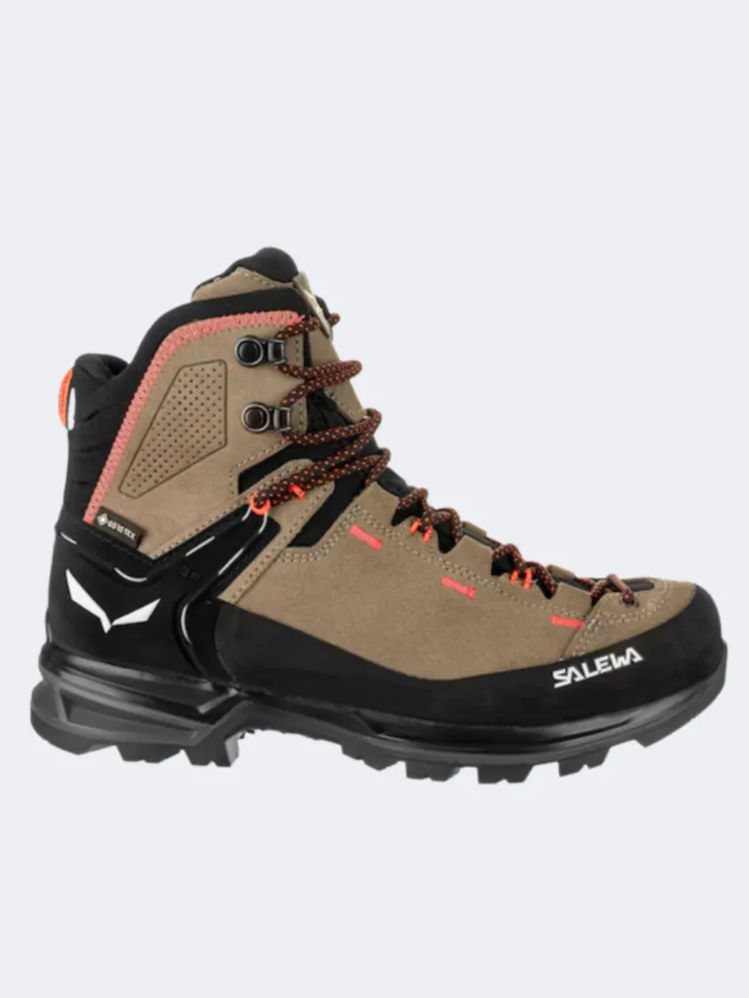 Agile Hiking Salewa Mountain Trainer 2 Women Hiking Boots Brown Bungee/Black