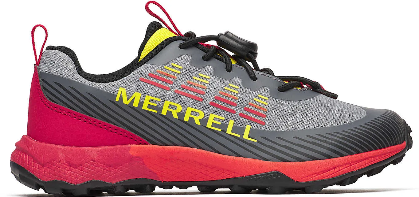 Merrell Agility Peak Junior Walking Shoes - Grey Outdoors Trail