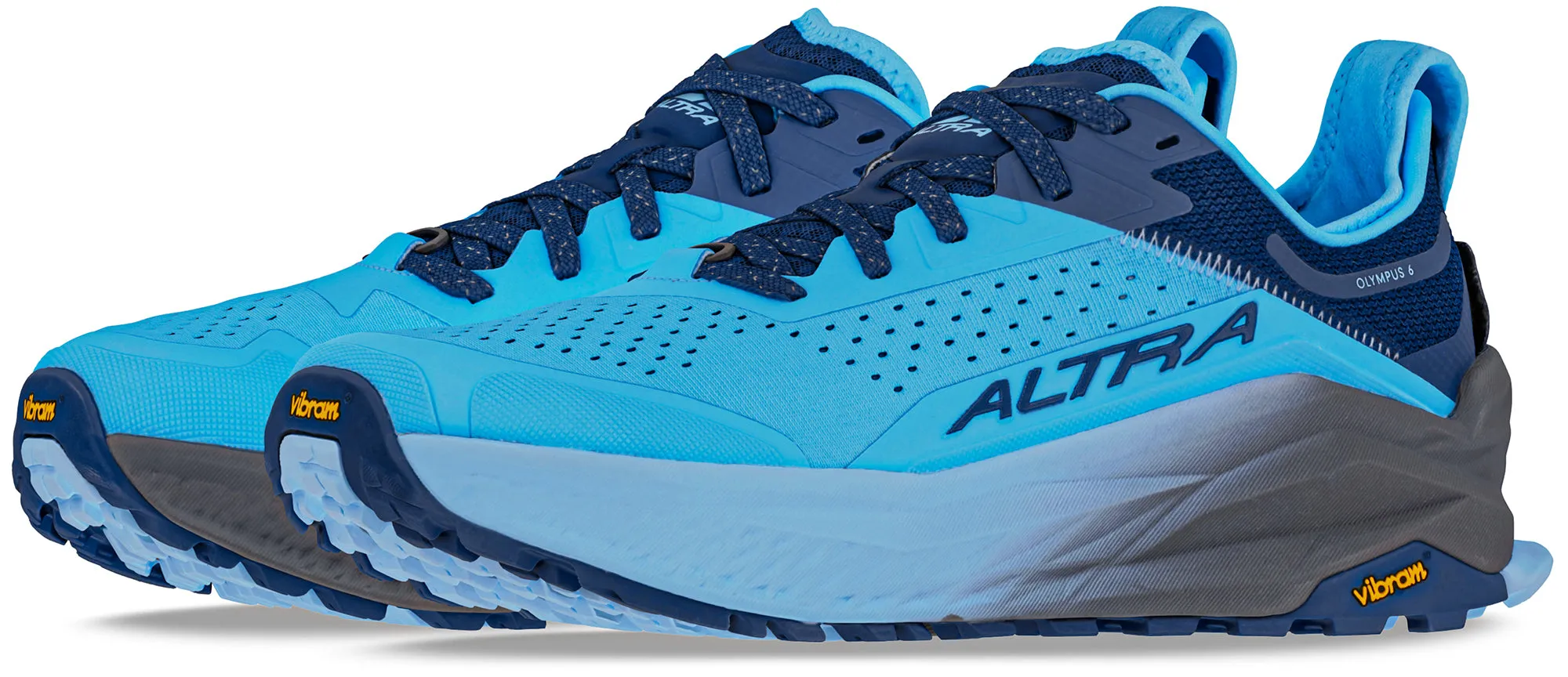 Altra Olympus 6 Mens Trail Running Shoes - Blue Zone Comfort High Traction