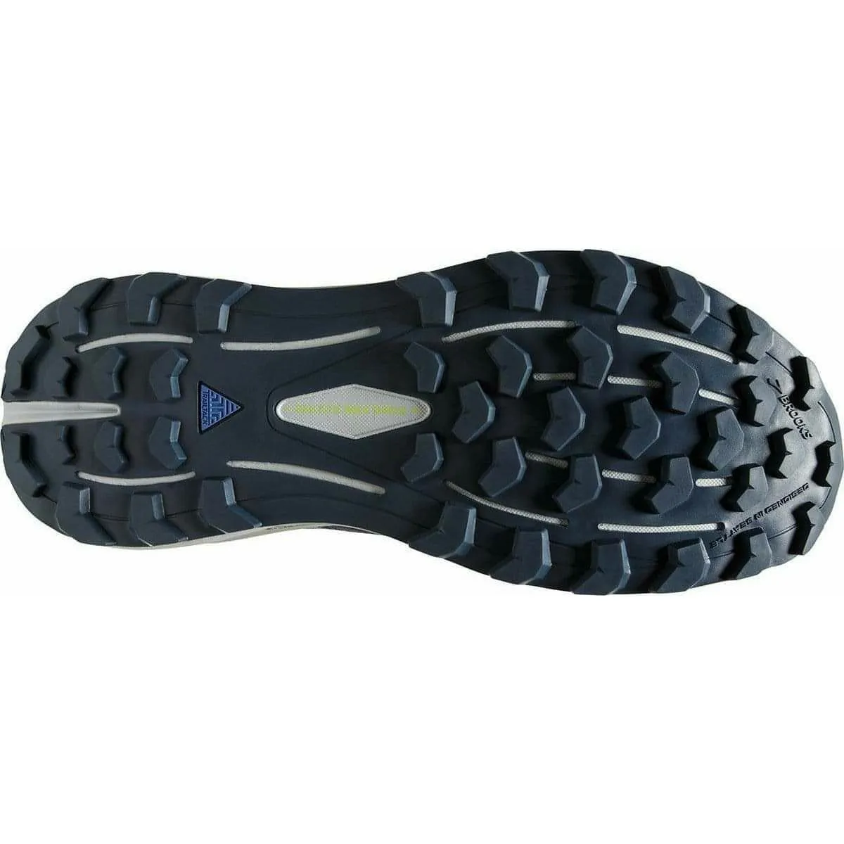 Brooks Cascadia 16 Mens Trail Running Shoes - Grey Inner materials prevent excessive heat retention