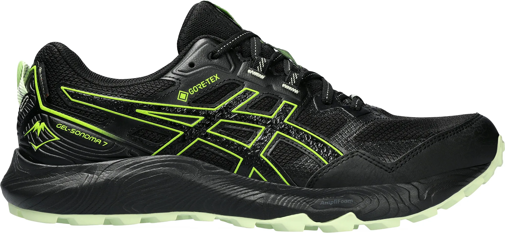 Support System Asics Gel Sonoma 7 GORE-TEX Mens Trail Running Shoes - Black