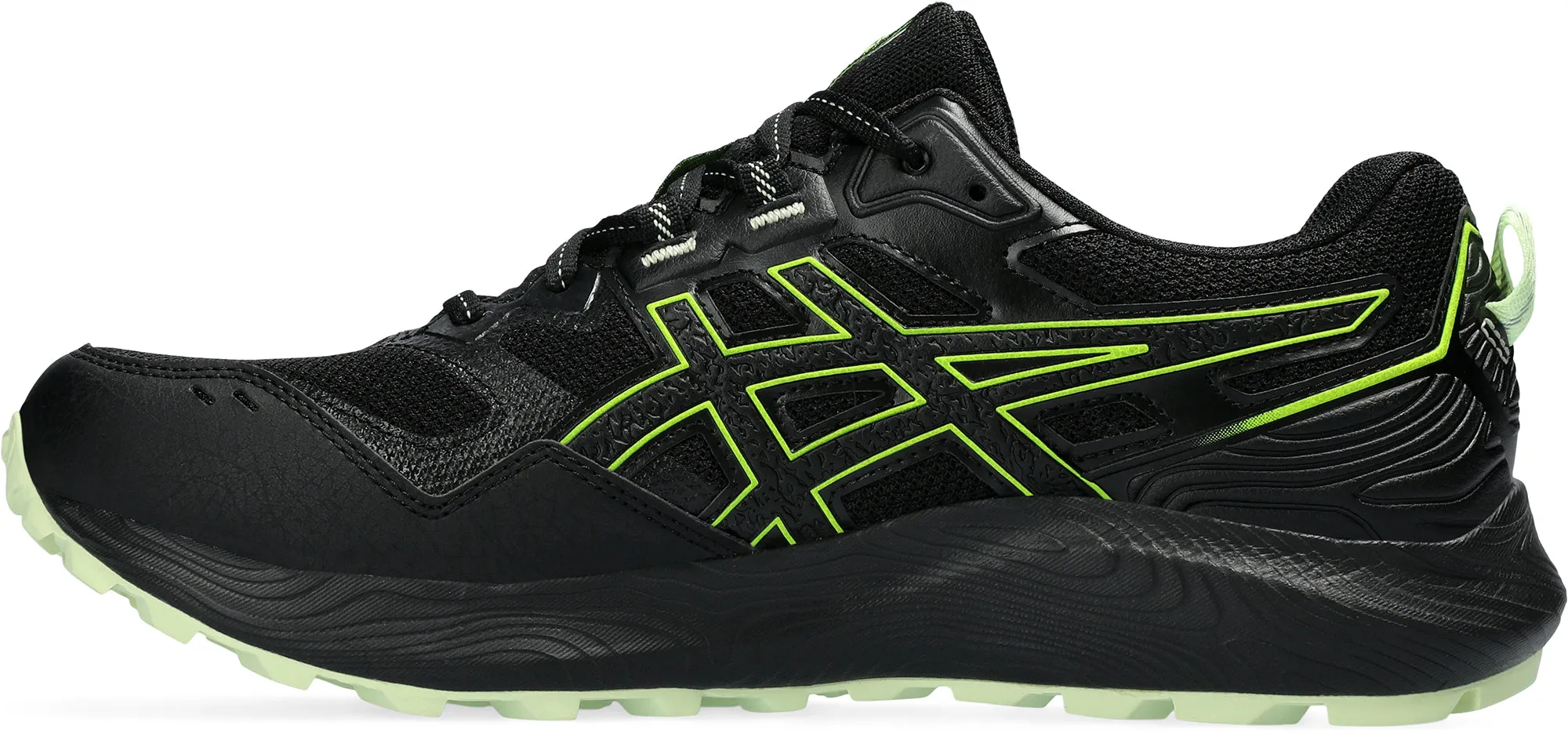 Reinforced Asics Gel Sonoma 7 GORE-TEX Mens Trail Running Shoes - Black