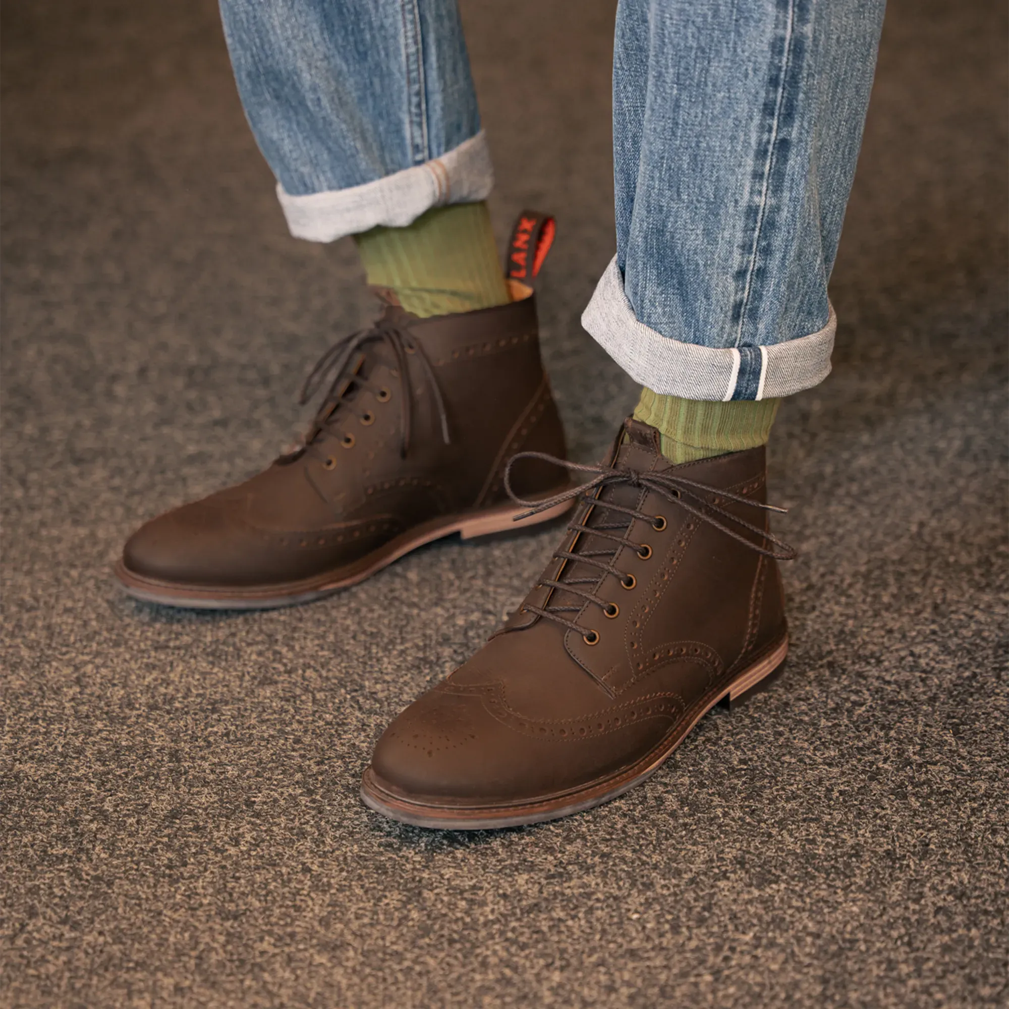 BAYLEY // BROWN DISTRESSED Premium Work Comfort