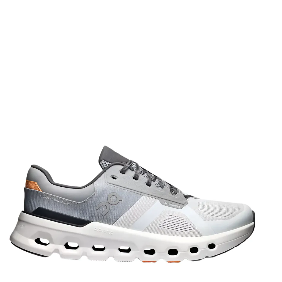 On Men's Cloudrunner 2 Running Shoes in Wolf/Ivory SS25 cross - country runner's shoe opportunity male running gear