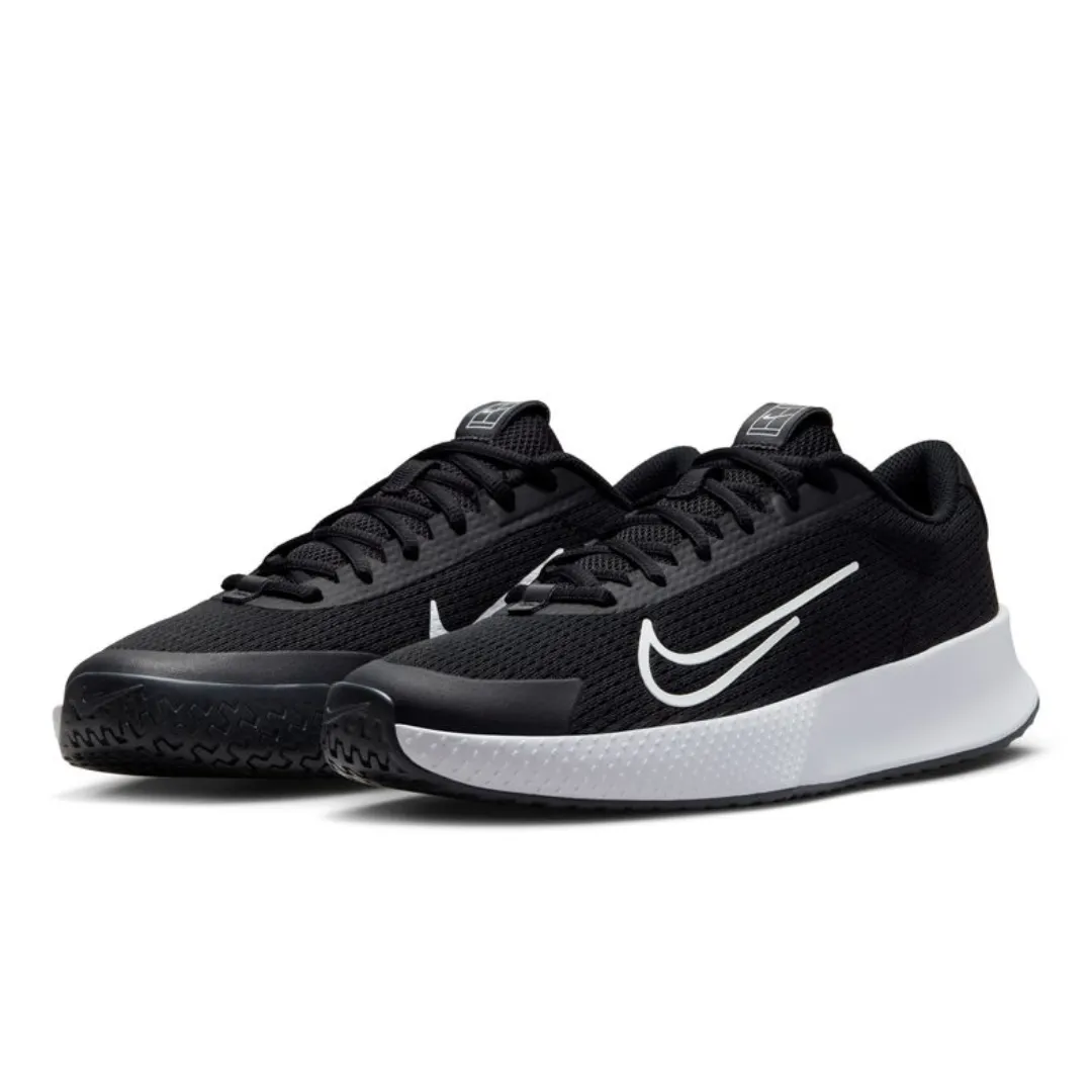 Nike Court Vapor Lite 2 Women Tennis Shoes - Black/White Odor Resistant Tread Sole