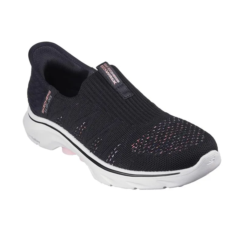 SLIP-INS: GO WALK 7 - 125222/BKMT Easy To Clean Slip On