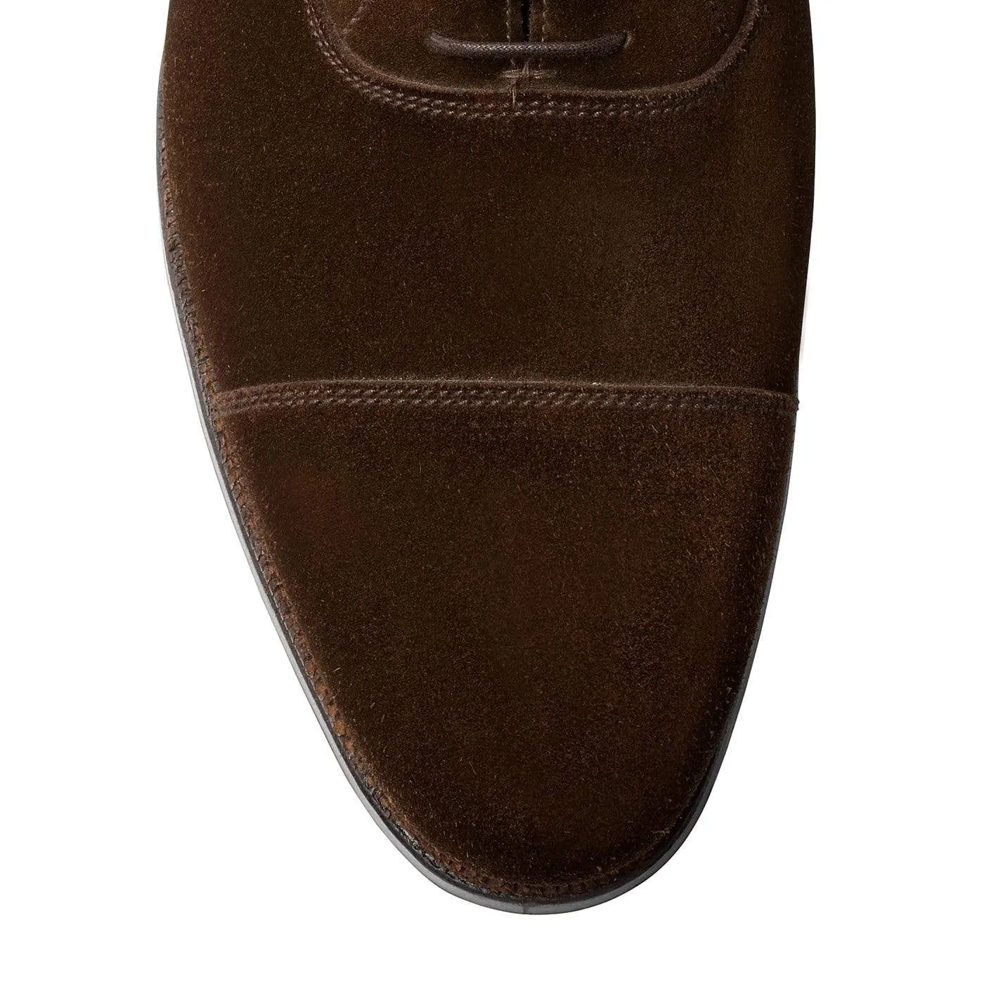 Lonsdale Dark Brown Calf Suede Comfortable Step Sophisticated Look