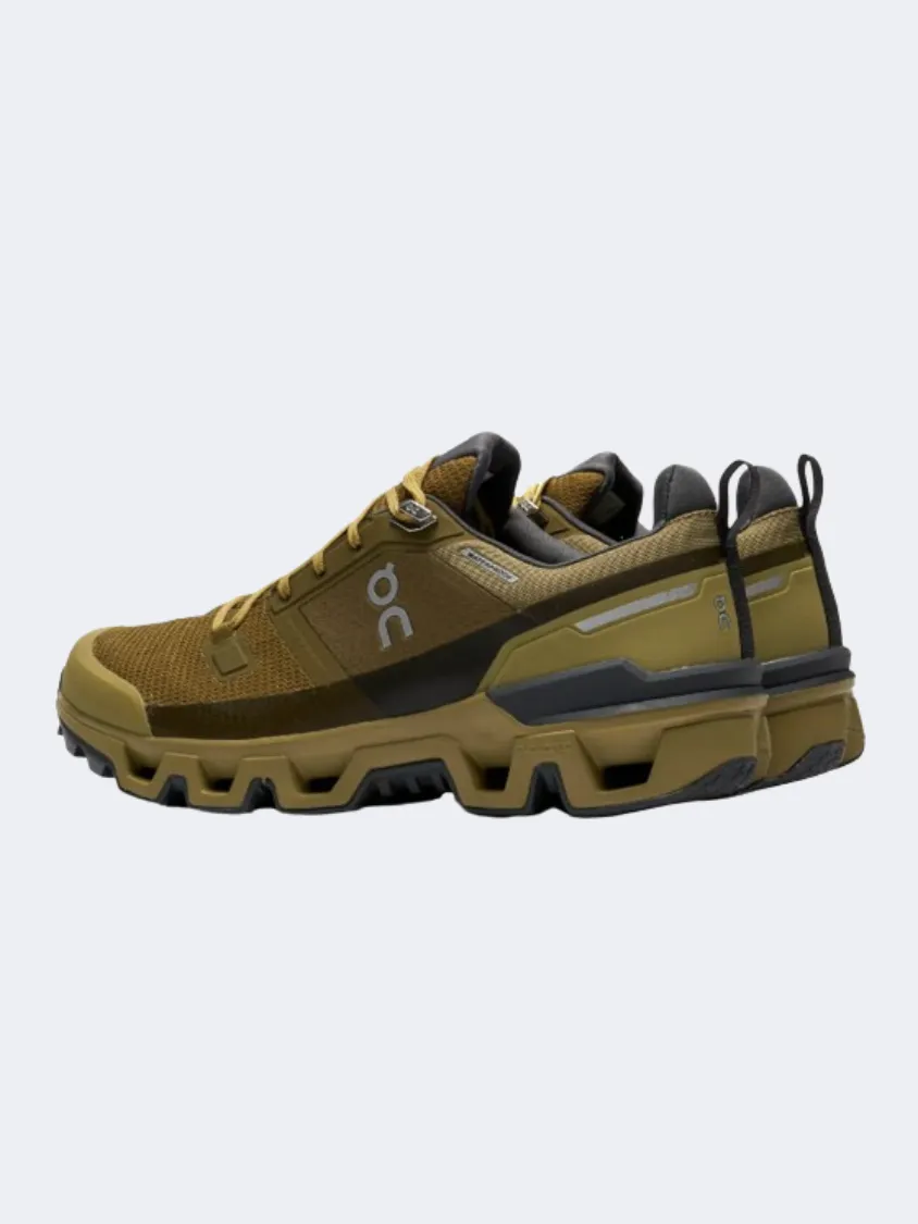 On Cloudwander Waterproof Men Hiking Shoes Hunter/Safari Long Hike Support