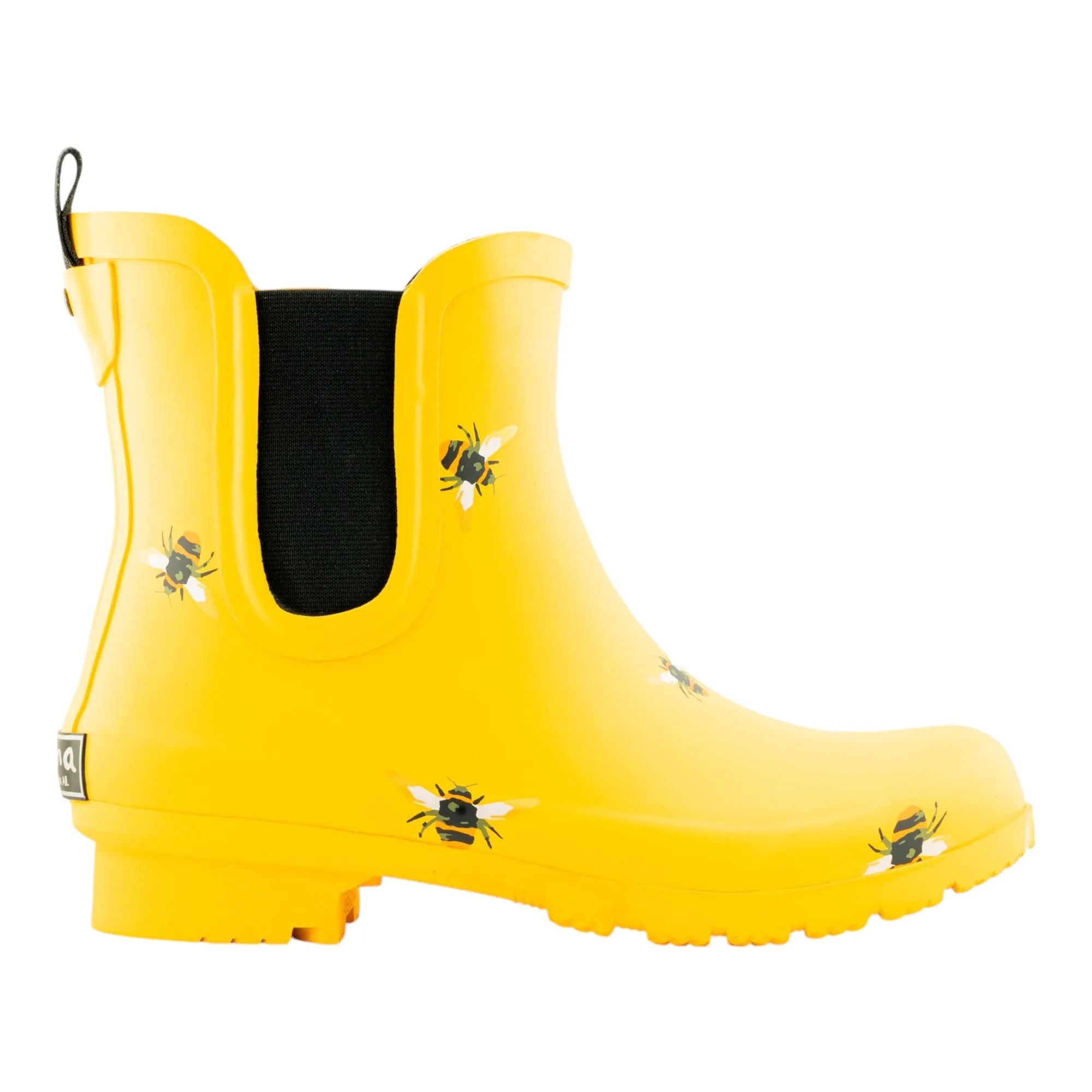 Chelsea Matte Yellow Bee Women??s Rain Boots Street-Style Essential