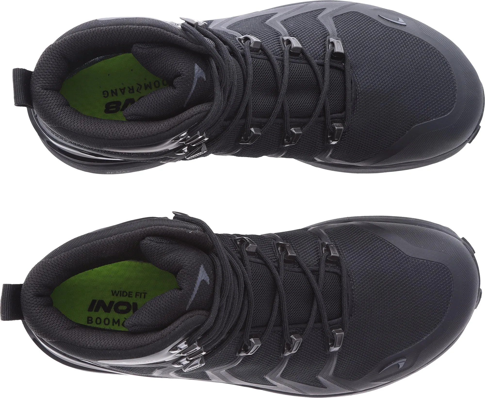 Shock Absorbing Boots Synthetic Upper Inov8 Roclite Pro Mid GORE-TEX WIDE FIT Mens Walking Boots - Black