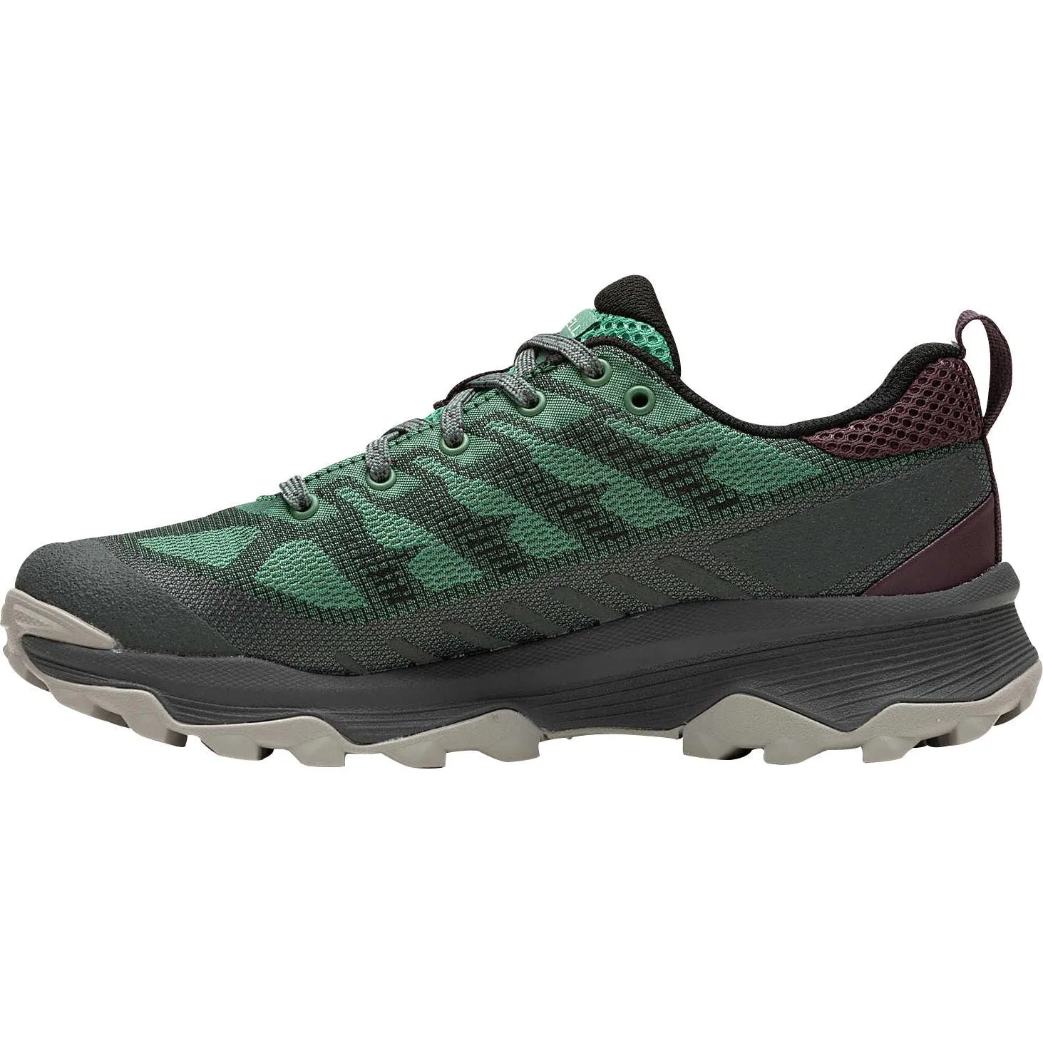 Merrell Speed Eco Waterproof Womens Walking Shoes - Green Speed Fit Eco Travel