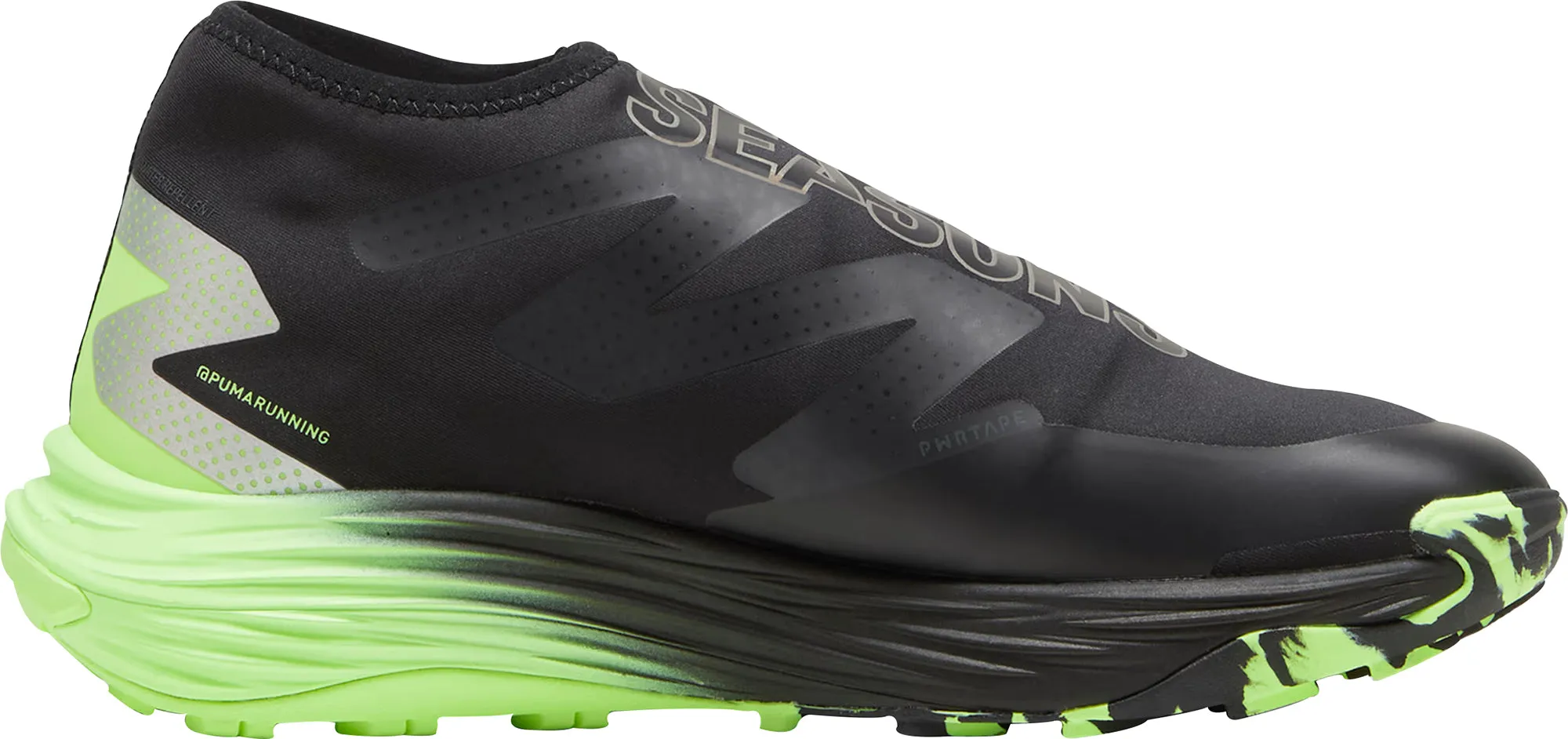 Heel Foam Mobility Ease Puma Voyage Nitro 3 Disc Mens Trail Running Shoes - Black
