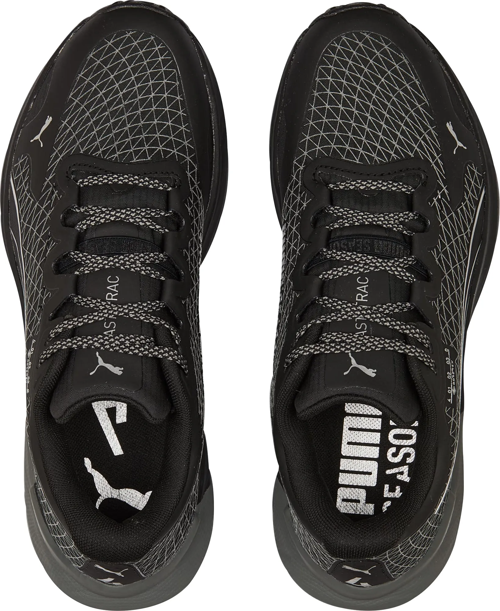 Daily Training Wide Range Puma Fast-Trac Nitro GORE-TEX Womens Trail Running Shoes - Black