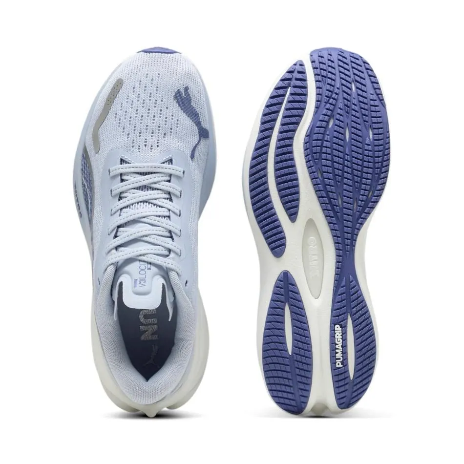 race run Puma Women's Velocity Nitro 3 Running Shoes in Cool Weather/Blue Crystal SS25