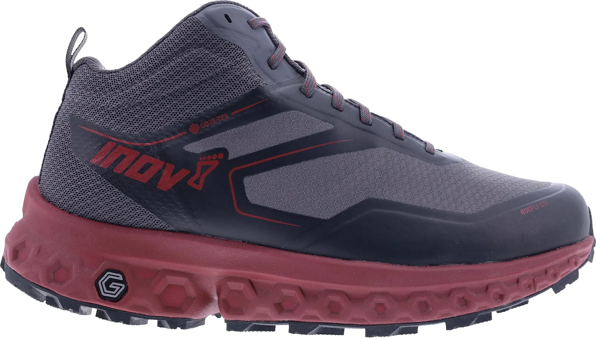 Inov8 RocFly G 390 GORE-TEX Mens Walking Boots - Grey Adventure Gear Flexible Boots
