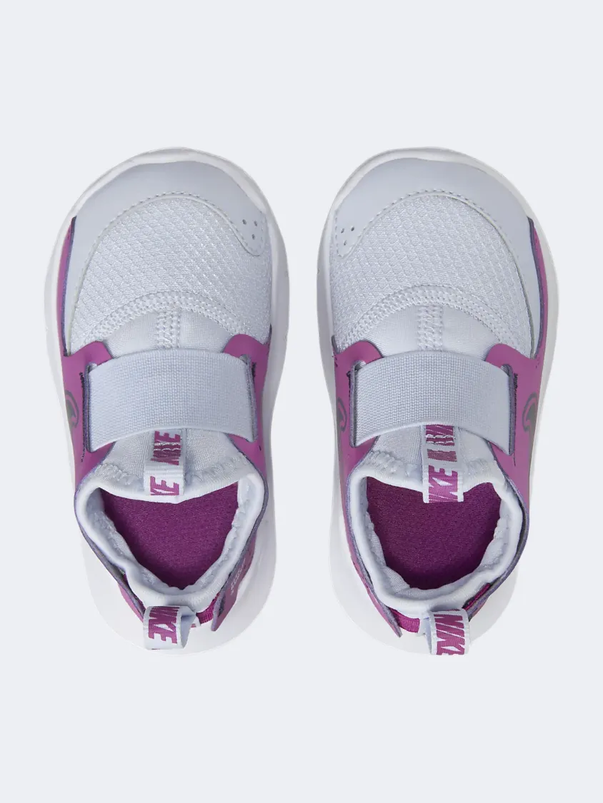 Supportive Autumn Tone Nike Flex Infant Boys Running Shoes Grey/Fuchsia