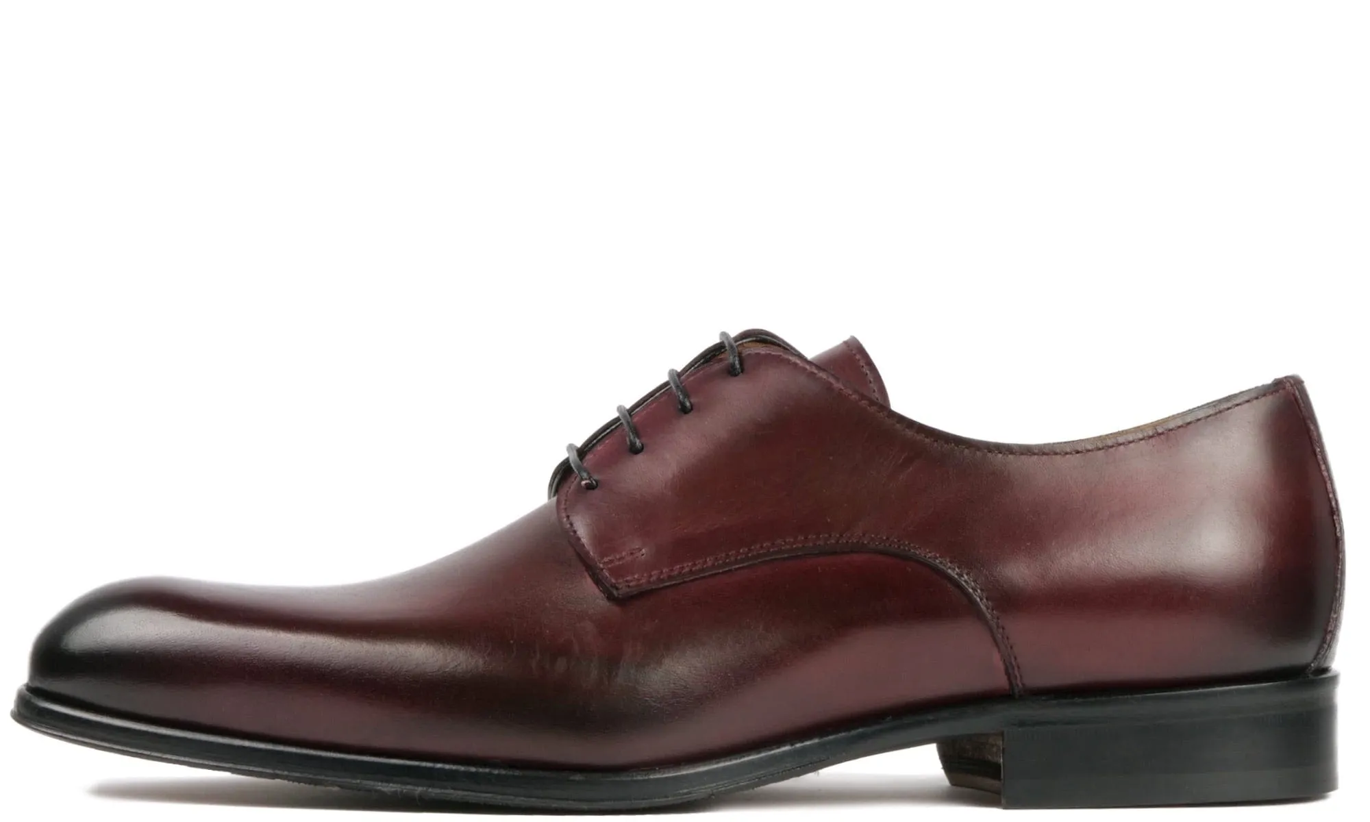 Brighton Derby Oxblood Stylish Everyday Sleek lines