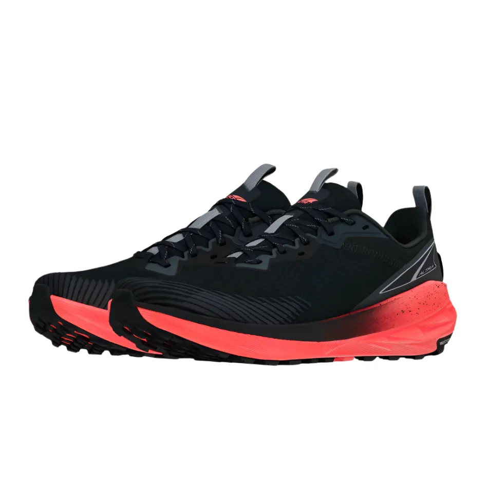 Altra Men's Experience Wild 2 Trail Running Shoes in Coral/Black AW25 hard - surface running option