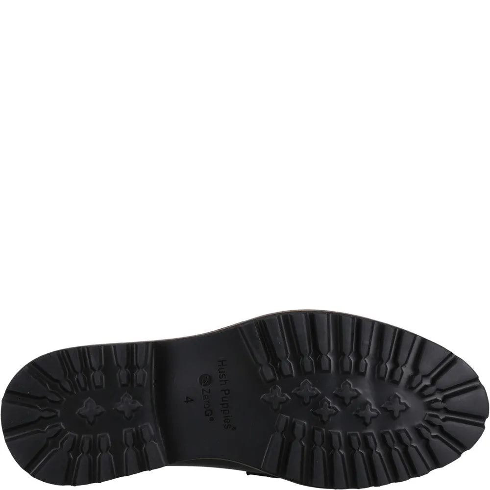 Black Gianna Loafers Woven Leather