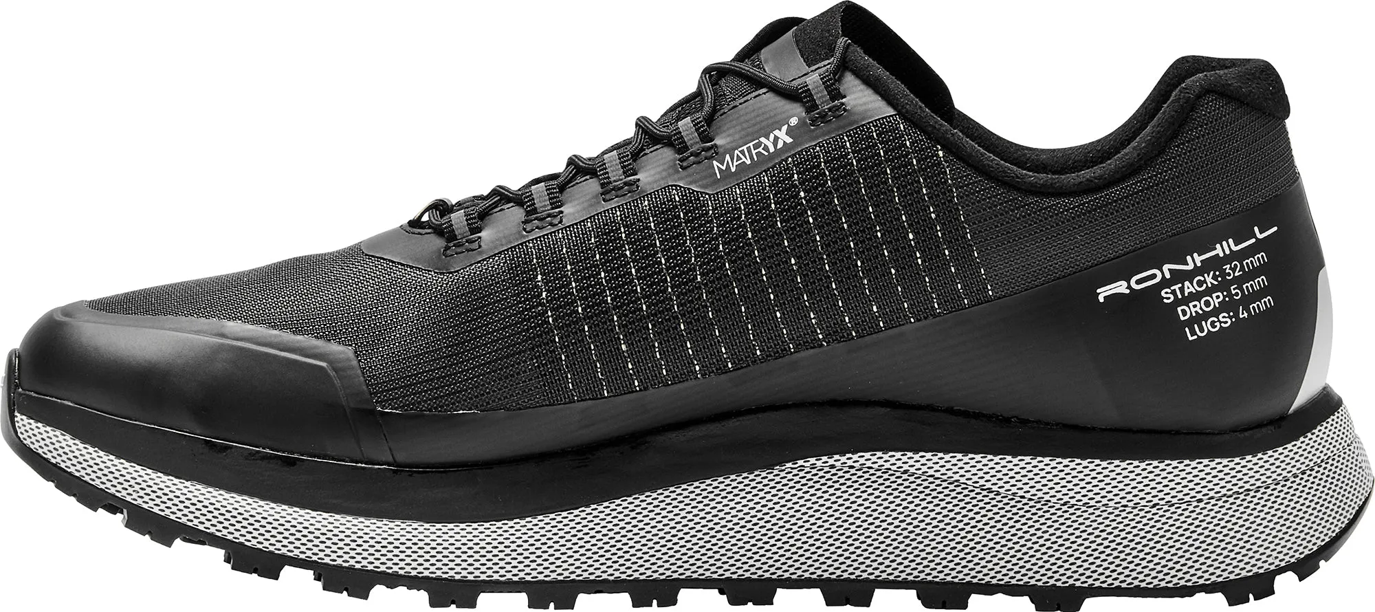 Anti Skid Ronhill Freedom Mens Trail Running Shoes - Black