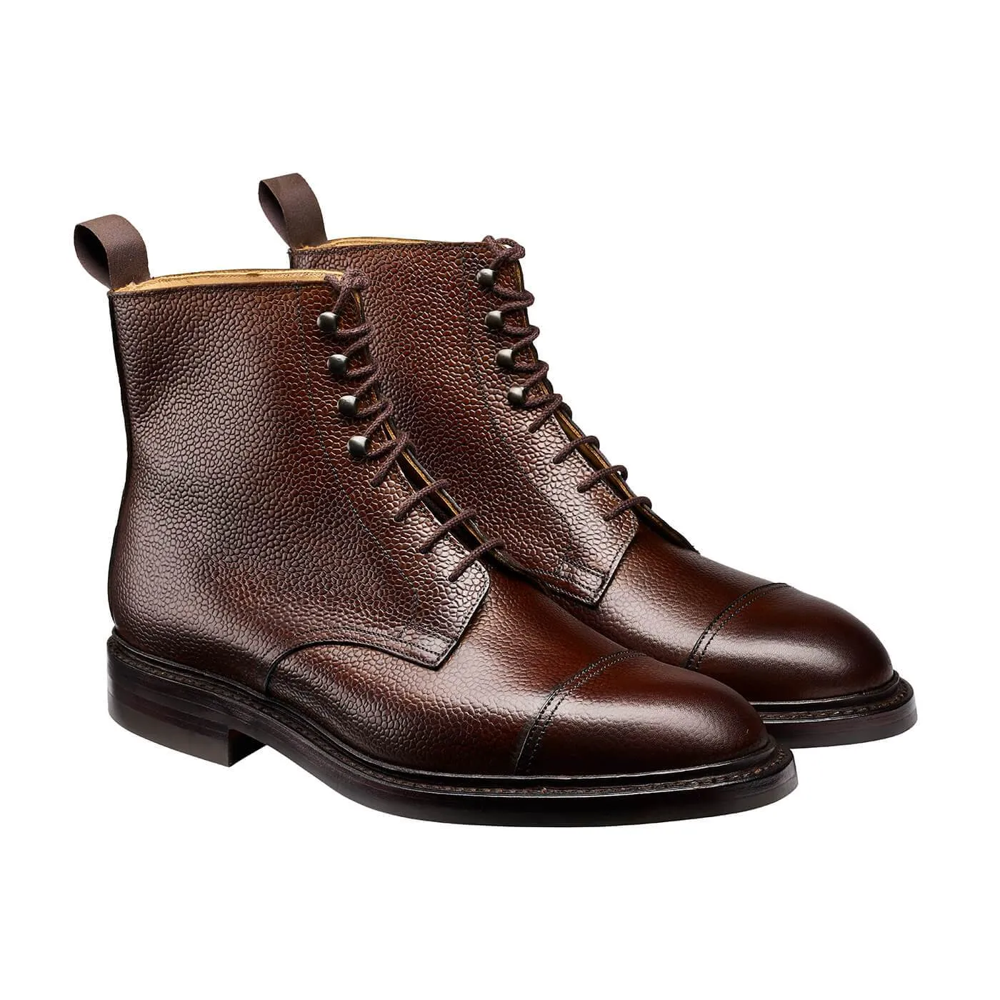 Coniston Dark Brown Scotch Grain Sharp Office Profile