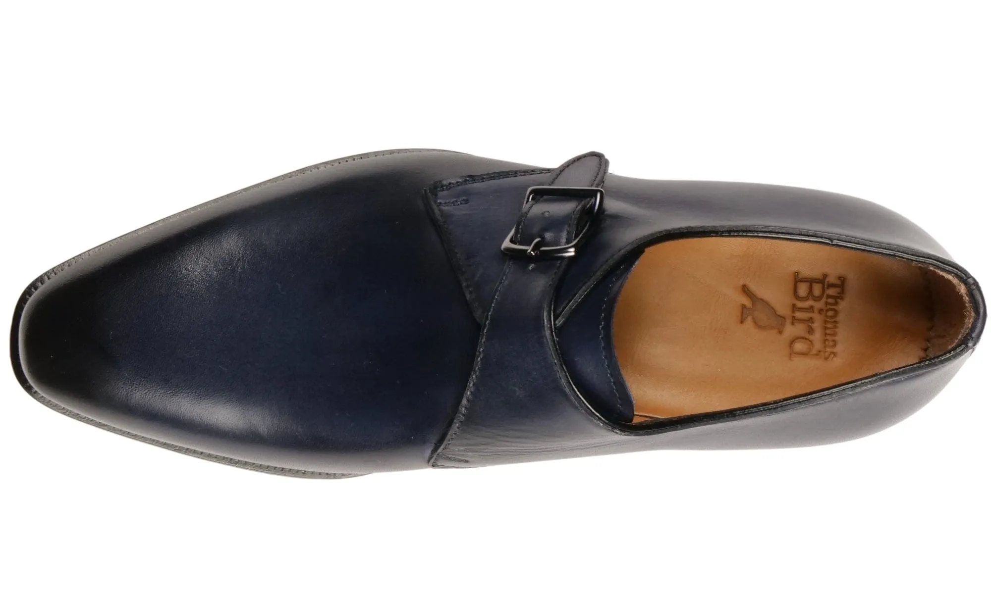 Brooklyn Single Monk Blue Form Fit Bold Profile