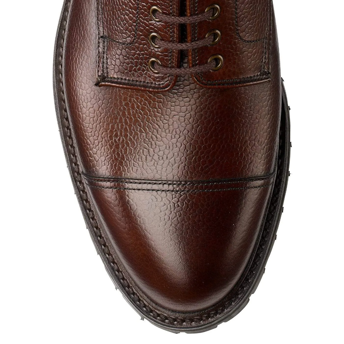 Sandhurst Dark Brown Scotch Grain Classic Smart Fit