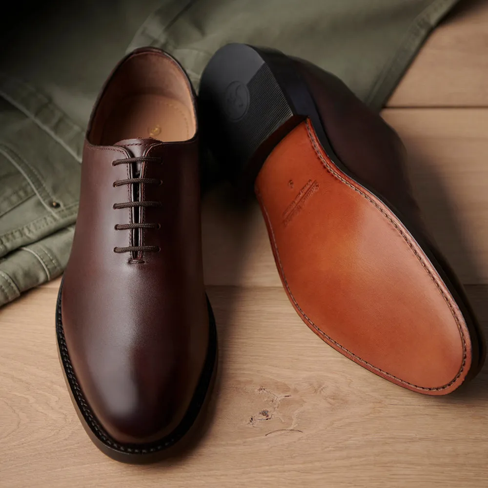 Tailored Design Brunel Wholecut Oxford - Dark Brown