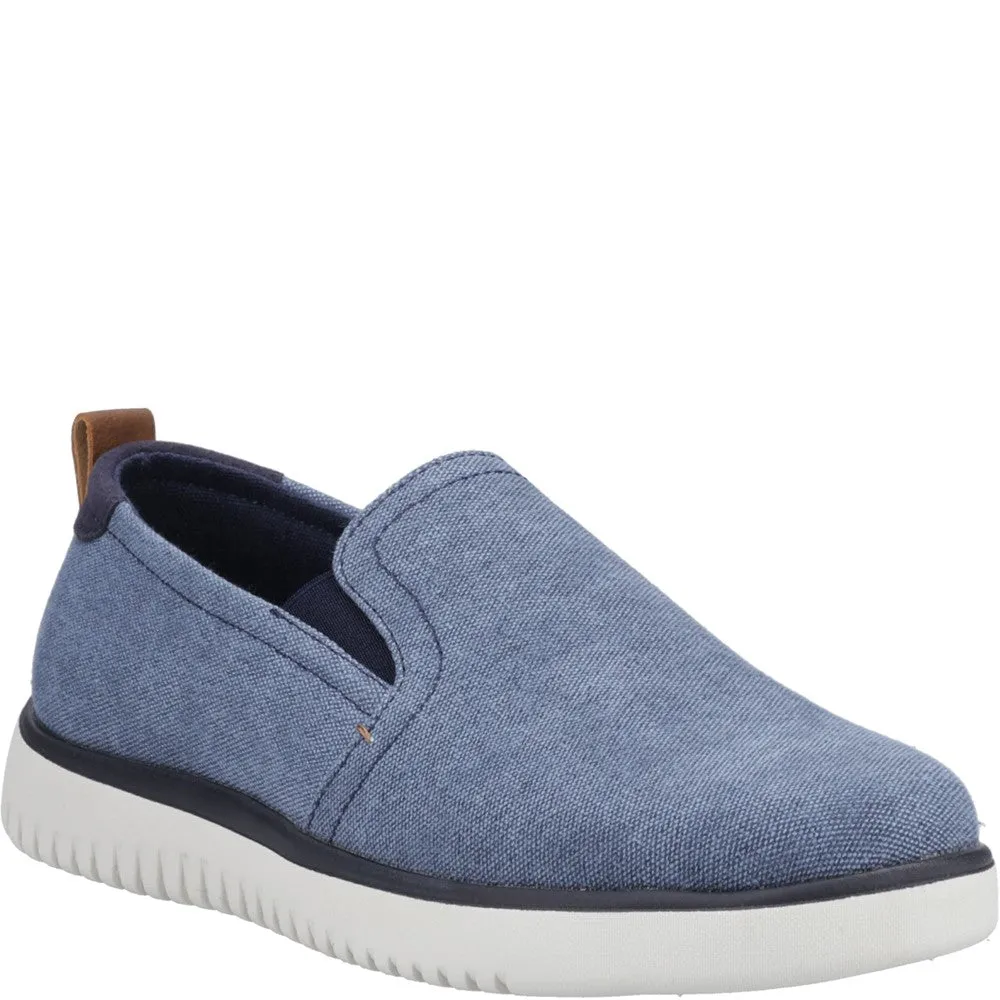 Washable Cushioned Insole Navy Danny Slip-On Shoes